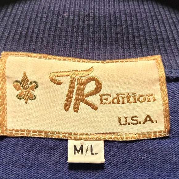 TR Edition vintage men's stripe zipped up shirt - Picture 3 of 3